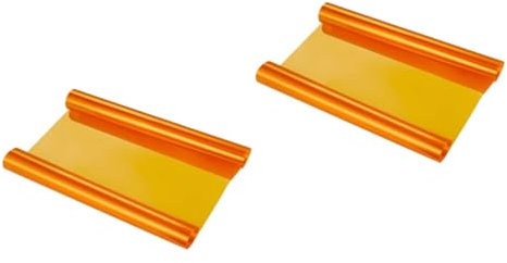 Vaguelly 2 Stück 30 Auto Licht Tönungsfolie Nebelscheinwerfer Tönungsvinylfolie Getönte Vinylfolie Aufkleber Auto Autoaufkleber Auto Aufkleber Gelbes Autozubehör Dünner Film Wagen