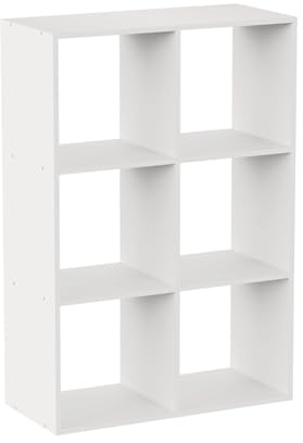 7H SEVEN HOUSE Estantería de 6 Cubos SpaceQub 67.5x32x100.5cm 7house