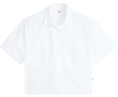 Levi's Harlie SS T-Shirt Court Blanc Brillant, Blanc éclatant., S