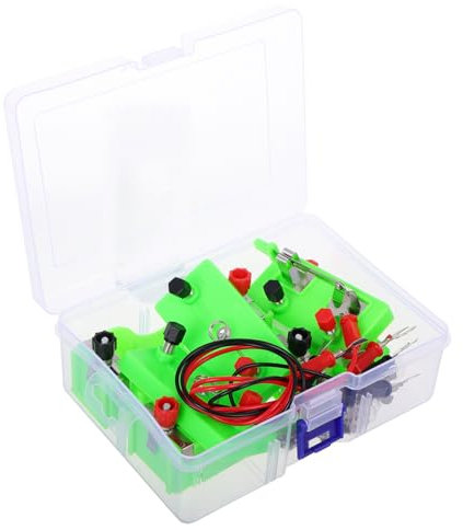 JOINPAYA 1 Satz Lernschaltkreis Kit Für Kinder Umfassender Grundlegender Strom Experimentiersatz Pädagogischer Physik Wissenschaftslabor Schaltkreis Kit Für Praktisches Stammlernen Und
