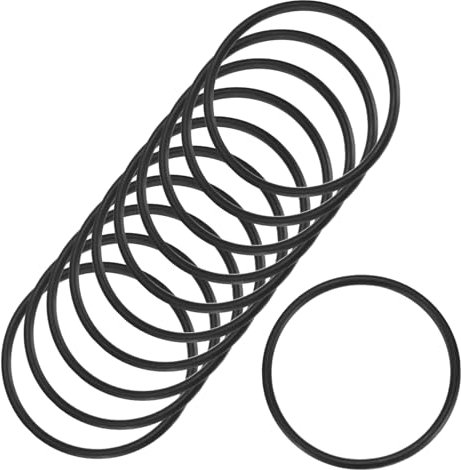 M METERXITY 20-Pcak Nitrile Rubber O-Rings, 35mm ID, 39mm OD, 2mm Width, Metric Sealing Washer Gasket for Automotive Machine Plumbing/Faucet/Air or Gas Connections, Resists Oil and Heat