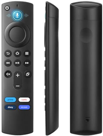 BLEBLE Replacement Voice Remote (2rd Gen) with Voice Function fit for Smart TVs 4K/Lite/Cube/4K Max Stick,and fit for Smart TVs Cube (1st Gen and Later)