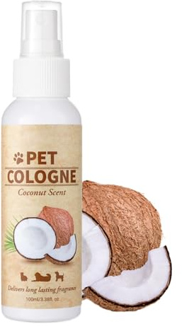 Perfume para cachorros | Colonia para mascotas en spray para perros 100 ml | Siminador de olor natural para gatos gatos portátil fragancia de cachorro - Perfume