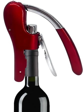 GREATRICH Apribottiglie Vino Professionale In Lega di Zinco, Cavatappi Professionale con Leva, Tagliacapsula Integrato, per Ristoranti, Bar e Casa, Accessori Vino, Apribottiglia Efficiente