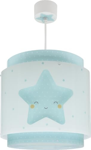 Dalber Lámpara Techo Colgante Infantil Estrella Azul 76012MT E27