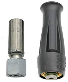 Kraenzle 401701 Stahlgewebe-Hochdruckschlauch 15 m NW 6 210 bar 1SN Lebensmittelausführung grau/blau für K 1151 T und Quadro klein