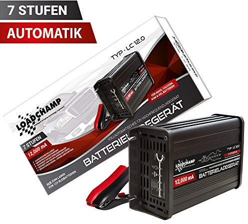 12V Ladegerät LC 12.0 Blei Säure AGM Gel Calcium Batterie Automatik Ladegerät Auto Solar 12Ampere