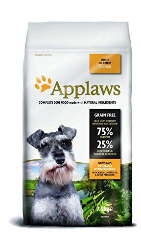 Applaws Complete and Grain Free Dry Dog Food, Senior All Breed Chicken 7.5 kg