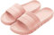 INFLATION Sommer Streifen Hausschuhe Indoor-Haus Anti-Rutsch Dusche Badeschuhe Schlappen rutschfest Pantoffeln Gartenschuhe Home Slippers Damen Plastik Schuhe Sandaeln- Gr. 36/37 EU Rosa