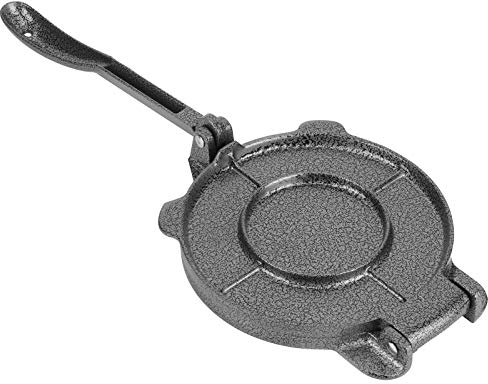 Beisha Tortilla Maker, 6.5in Tortilla Press Maker Fonte Maïs Tortillas Pâte Outils De Pressage Fournitures De Cuisine Gris