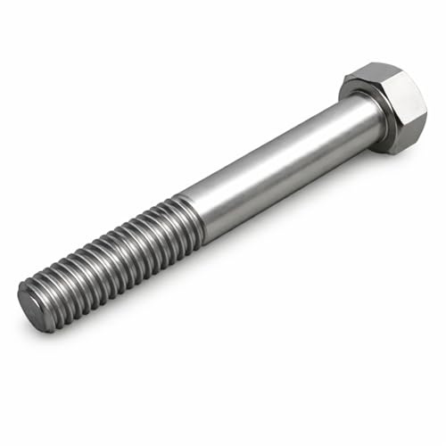Sexkantsskruv (Förpackning med5 st) Sexkantsbultar bult Klass 8.8 Höghållfast Förzinkat stål Mekaniska Certifierad Standard DIN931 ISO 4014 M12X70 (7.5 mm x 70 mm)