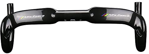 Road Bike Handlebars Alfa Pasca Carbon Handlebars Road Bike Aero Handle Bars Drop Handlebars 31.8 Bicycle Grips Parts Cycling Ultra-Light Black UD glossy 400/420/440mm Triathlon