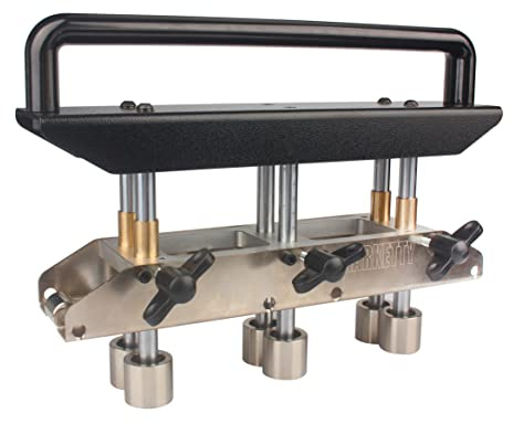 ER3 Three-Station Edge Roller Bender, Large Radius Sheet Metal Bead Roller Bender/Brake, 0-90° Bending Angle, Adjustable for Making 5/8 to 4 (16 to 102 MM) Bends in 29 to 22-Gauge Steel