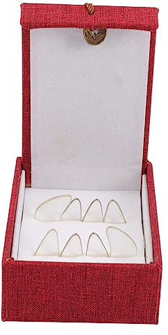 ibasenice Guzheng Fingernagelschutz Aus Kristallweißem Material Professionelle Für Saiteninstrumente Und Glatt Für Anfänger Und Fortgeschrittene Kompakt Und Langlebig