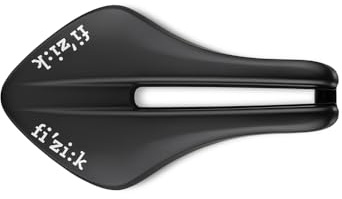 Fizik Transiro Aeris R5 Long Distance Triathlon Bike Saddle, Carbon Reinforced Shell with Alloy Rails, 135mm Width, Black