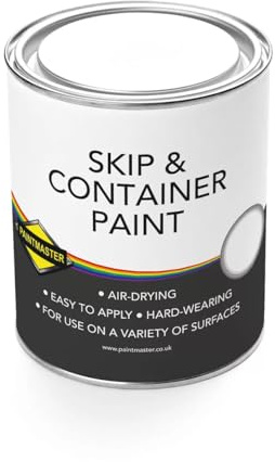 Skip and Container Paints: Easy Application, Long-Term Protection - Oil-Based, Resistant to Damage (Skip & Container Paint - 1L, Mid Green)