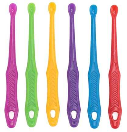 Cucchiaio Per La Pulizia Dell'orecchio Pick Per Orecchie Multi Colori Manico Lungo Ergonomico Curette Per Cerume in Plastica Arrotondata Strumenti Per L(200 Pezzi)