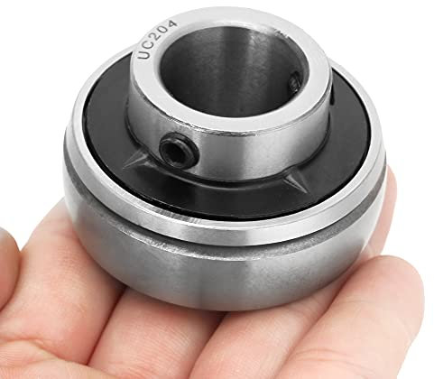 Cuscinetto a Sfere in Acciaio Durevole UC204 20 Mm per Carichi Radiali e Assiali in Macchine Agricole e Sistemi di Trasporto