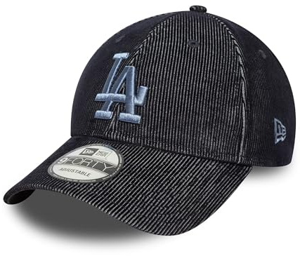 New Era LA Cord Cap Dodgers Los Angeles verstellbar Kappe Teamlogo blau - One-Size