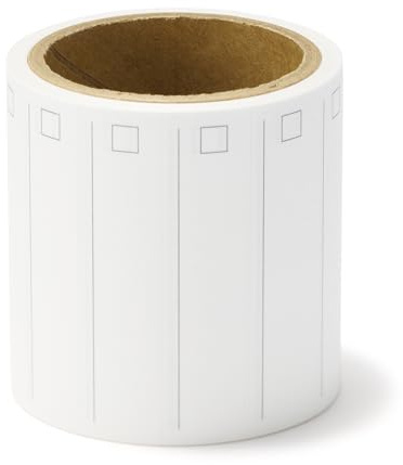 Muji 83366780 - Rollo de notas adhesivas perforadas, lista de verificación, aprox. 40 mm de ancho x 3 m de largo