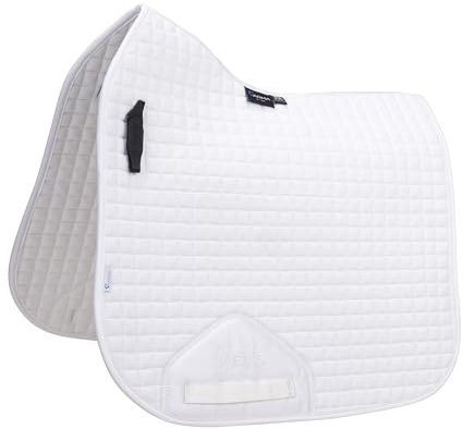 Shires ARMA Deluxe Cotton Dressage 17-18 Saddlecloth - White