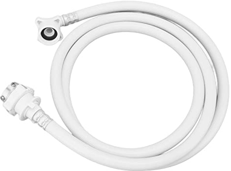 ERYUE Tubo di Ingresso Acqua in PVC Antiscoppio per Lavatrice con Connettore in Metallo per Lavatrice Automatica - Tubo di Ingresso Flessibile e Sicuro Lavanderia Domestica (2m)