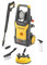 Stanley 14142 Universal-Hochdruckreiniger mit Mini-Terrasse und fester Bürste, 1800 W