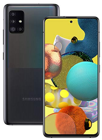 Samsung Galaxy A51 5G Prism Cube Black 128GB Android Smartphone, SIM Free Mobile Phone (Renewed)