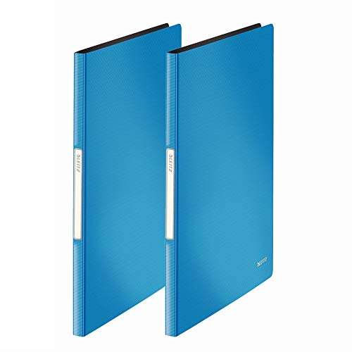 Leitz Solides Sichtbuch PP A4 (2x Hellblau, 20 Hüllen)