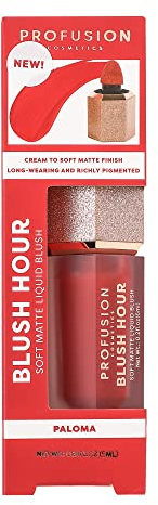 Profusion Cosmetics Blush Hour for Face, Lightweight and Long Wearing Soft Matte Liquid Blush Provides Natural Finish, Creamy Texture Which is Buildable, Essential Beauty Tool for Raising Your Glow