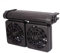 LAMTWIME 2 ventiladores para acuario, ventilador de refrigeración ajustable, ventilador de refrigeración de agua para pecera, enfriador de viento frío, 2 niveles para agua salada y dulce (2