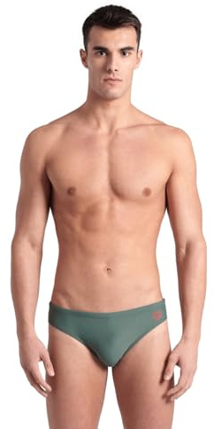 Arena Santamarias R Costume da Bagno Uomo, Costume Slip Uomo Mare e Piscina in Tessuto Foderato Maxfit Eco Resistente al Cloro e al Sale, Protezione UV 50+