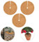 Thick Coconut Mulching Discs, Natural Plant Protection, Maintains Soil Temperature (40CM)