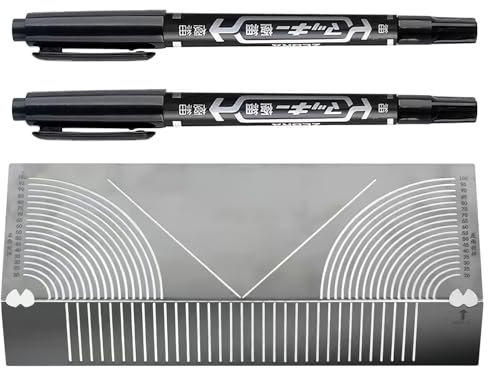 Outil de Traçage D'angle et D'arc, Traçage Réglable de Ligne et D'arc à Double Usage, Outil de Traçage Pour Le Cintrage de Tubes D'acier Carrés, Adapté à la Mesure, au Traçage (Argent)