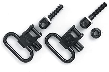 Uncle Mike's QD 115 Bolt Action Machine Screw Type Sling Swivels (Blued, 1-1/4-Inch Loop)