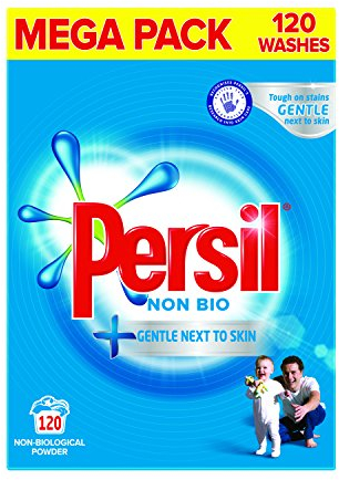 Persil Non Bio Colour Washing Powder, Clean And Fresh Fragranced Laundry Detergent For Clothes, Large Family Pack (8.4 kg)