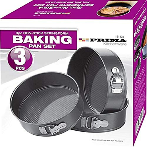 Prima 3pc Non Stick Spring Form Cake Set
