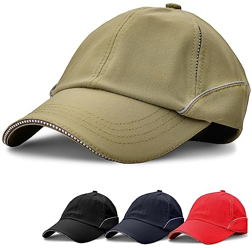 CAPCOOL Baseball Cap Herren Damen [100% UV-Schutz] verstellbar Kappe Unisex atmungsaktiv einfarbig versch. Größen/Farben Sommer/Winter