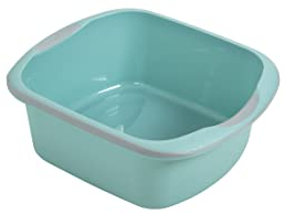 Addis Premium Soft Grip Spülschüssel, groß, rechteckig, 9,5 Liter, Sea Mist