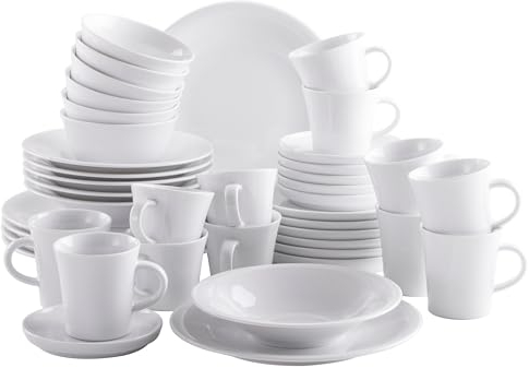 KAHLA Update - Servizio combinato da 42 pezzi, colore: Bianco