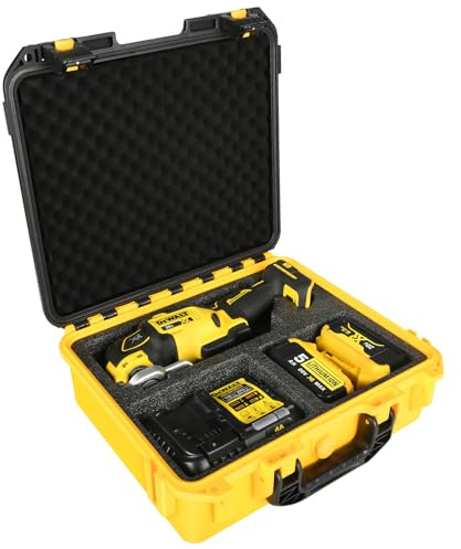 Case for Dewalt Oscillating Multi Tool: Hard Carrying Case Storage Organizer Tool Box for Dewalt 20V Max Cordless Multitool Oscillating DCS356 | DCS354 | DCS353 | Battery | Charger | Tool Accessories