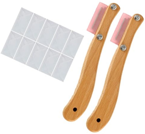 Alipis 2juegos Cuchillo De Pan Profesional Cortador De Repostería Acero Inoxidable Diseño Elegante Mango Cómodo Cuchillas Reemplazables