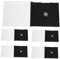 5pcs CD Case CD Bag Storage Boxes DVD Storage Case DVD Folder Stackable Storage Bins Car CD Jewel Case Clear Vinyl Record Storage Clear CD Trays CD Rack Disc CD Boxes Plastic