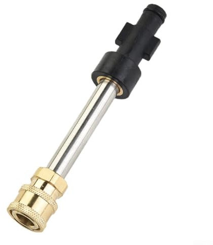 Adaptateur de nettoyeur haute pression 1/4 3600 PSI compatible avec embouts de buse K2-K7 et mousse en laiton et acier inoxydable
