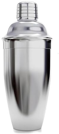 Shaker à cocktail, en acier inoxydable, convient pour les fêtes de famille, les fêtes, les bars et autres scènes, 6 cm x 24 cm, 750 ml