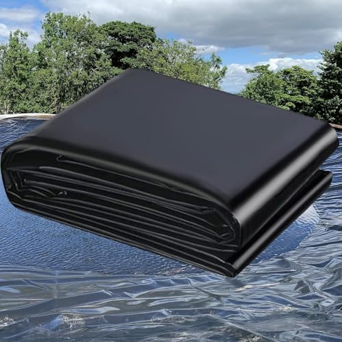 Rivestimento per laghetto in HDPE resistente con base per stagni di pesci, giardini, cascate e fontane, soluzione impermeabile preformata flessibile e durevole