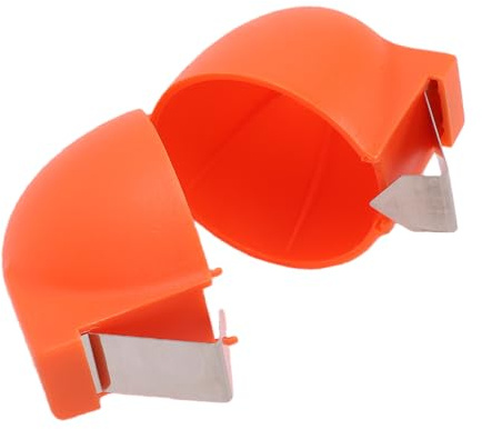 Generic Rompiuovo Rapido per Rompere il Guscio D' Strumento Ergonomico per Pelare le Uova Funzionamento Semplice Apriuovo Cucina per Esigenze Culinarie Arancione