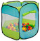 LittleTom Bällebad Kinderzelt für Drinnen & Draußen - 100x100x72 Bällebad Baby Spielecke Wohnzimmer Kinderspielplatz Indoor Spielplatz Zelt Deko Kinderzimmer Spielzeug Bällebad Indoor Spielgeräte