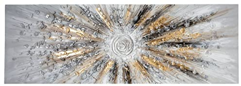 Atmosphera - Toile Peinte Soleil 150x50 cm - Modèle 1