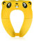 Pejoye Portable Toilet Training Seat for Kids, Foldable Toilet Seat Toddler, Travel Toddler Toilet Seat in ABS Material with 8 Anti Slip Silicon Pads and 1 Carry Bag, Yellow Panda